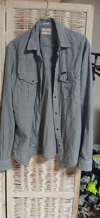 Chemise homme de marque wrangler