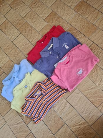 Lot 6 t-shirts manches longues / Taille 2 ans