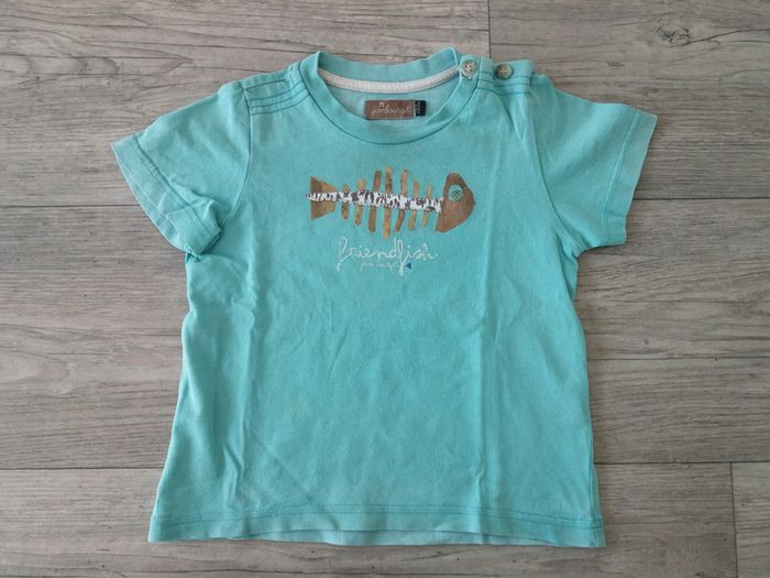 Tee-shirt manches courtes Jean Bourget taille 23 mois