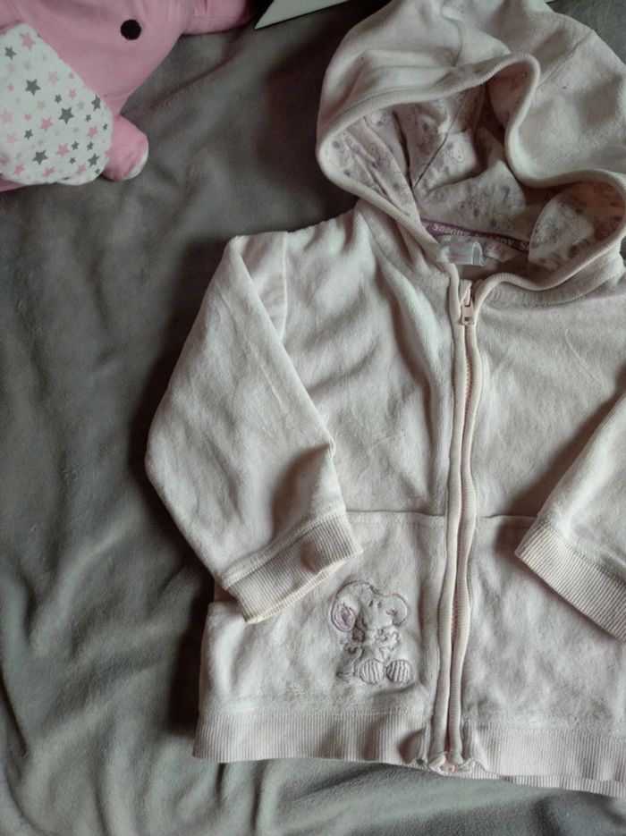 Gilet zippés avec capuche Fille 9/12 mois Snoopy H&M - photo numéro 6