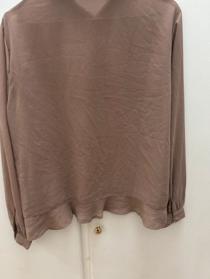 Chemisier mango col à paillettes - taille L - photo numéro 5