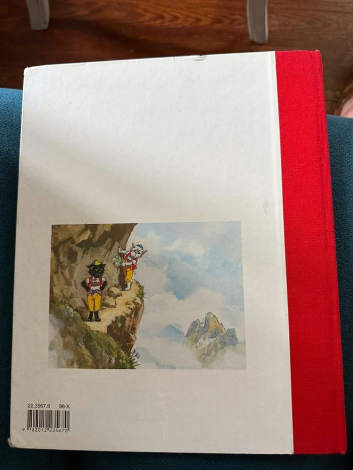 Livre album bd Pierre Probst collector relié rouge Caroline dans les Alpages montagne - photo numéro 3