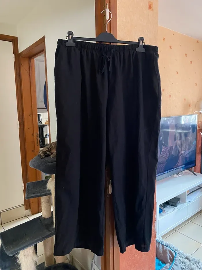 Pantalon fluide noir Shein 3XL – Confort & élégance au quotidien 🖤 - photo numéro 2