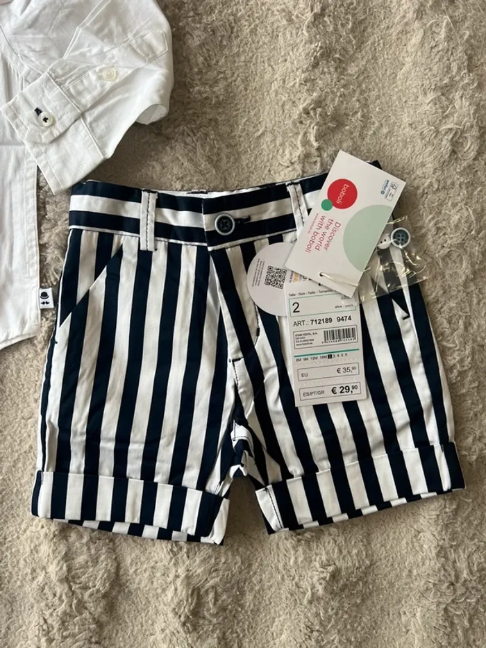 Magnifique ensemble bébé 2 ans 92 cm Boboli - photo numéro 3