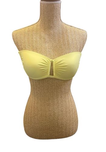 Haut de maillot de bain à coque jaune fluo, Ardène Swim Taille M