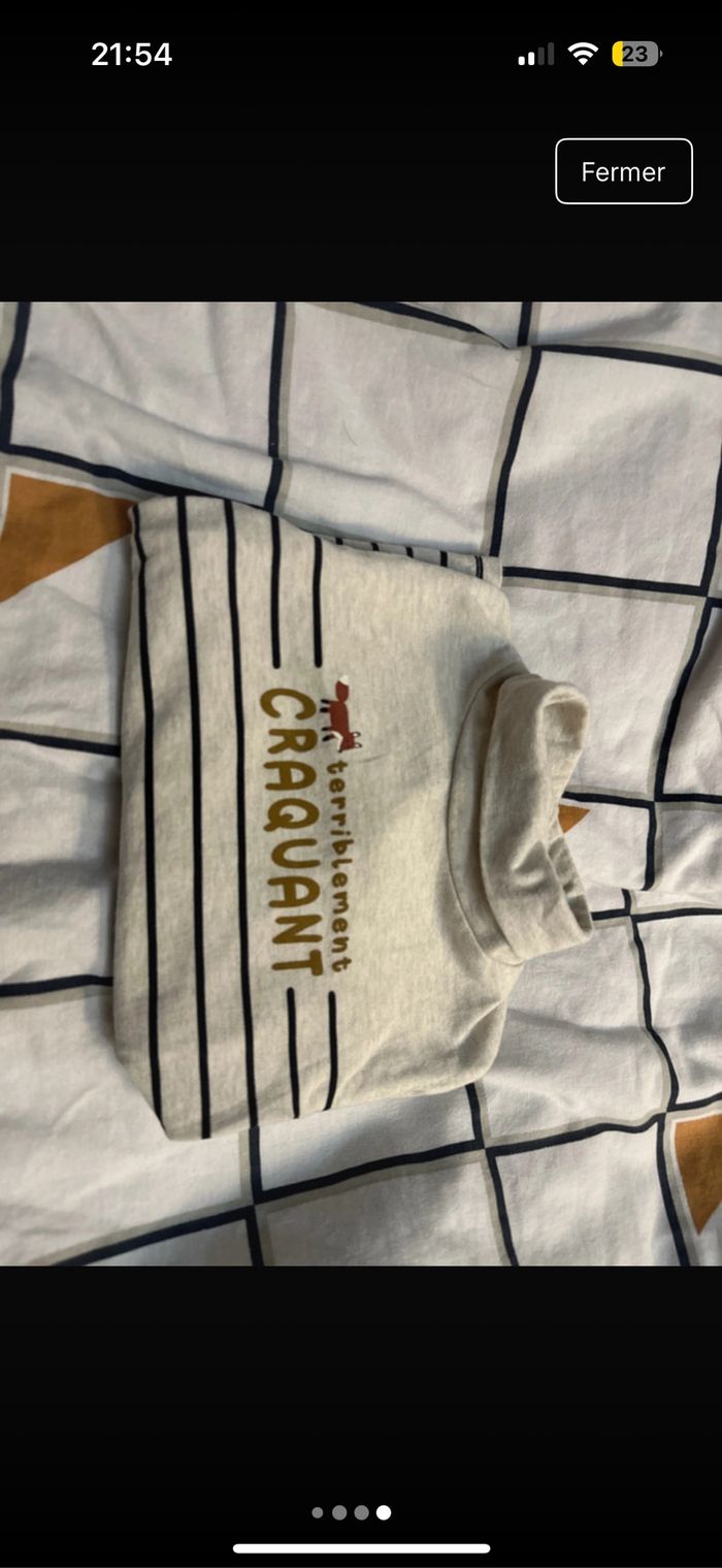 Pull manches longues col rouler