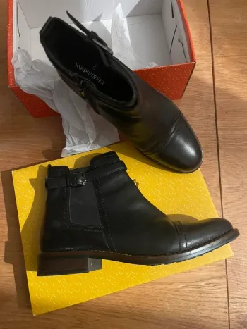 🍍 Bottines noires femme 40