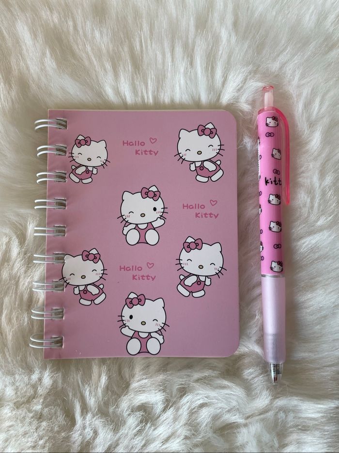 Carnet + stylo hello kitty - photo numéro 2