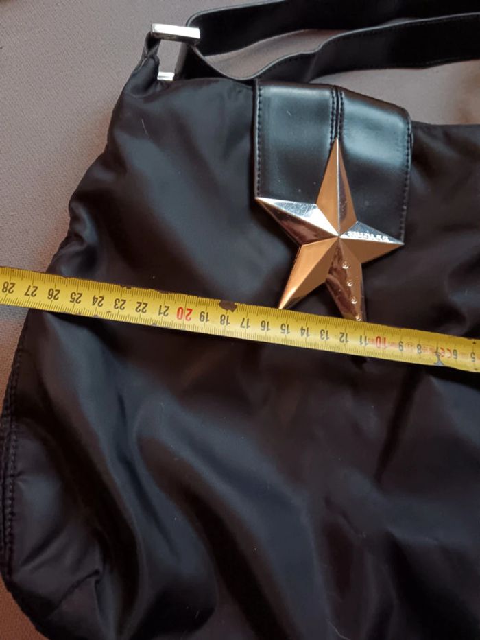 Sac bandoulière toile et cuir | Thierry Mugler |Zenith 13 - photo numéro 11