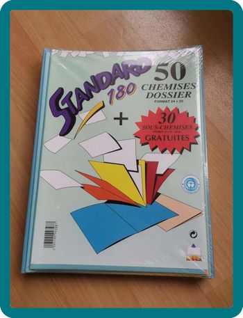 Lot de chemises dossier