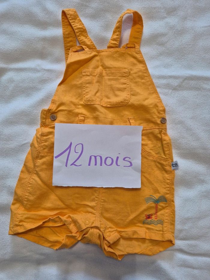 Salopette short "DPAM" 12mois