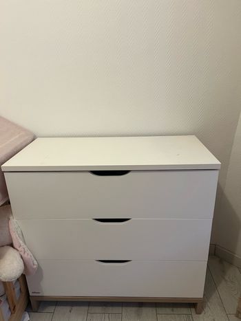 Commode à langer + plan à langer Galipette