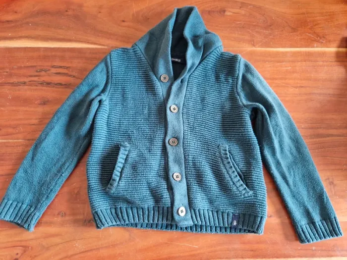 Gilet Okaïdi bleu 3 ans