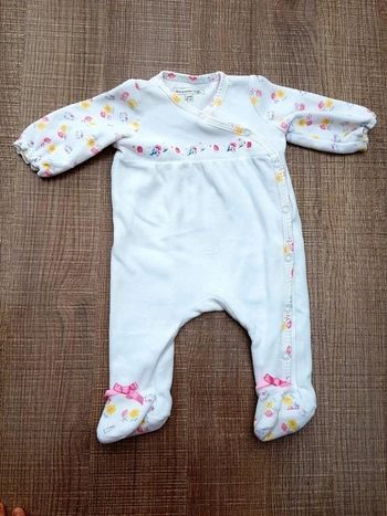 Pyjama velours Sergent Major 1 mois