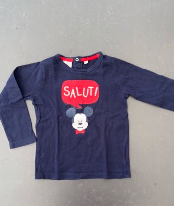 Tee-shirt « Mickey » manches longues