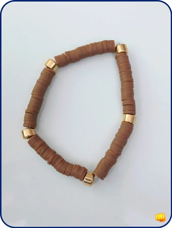 Bracelet perles Heishi – Tendance bohème été - photo numéro 2