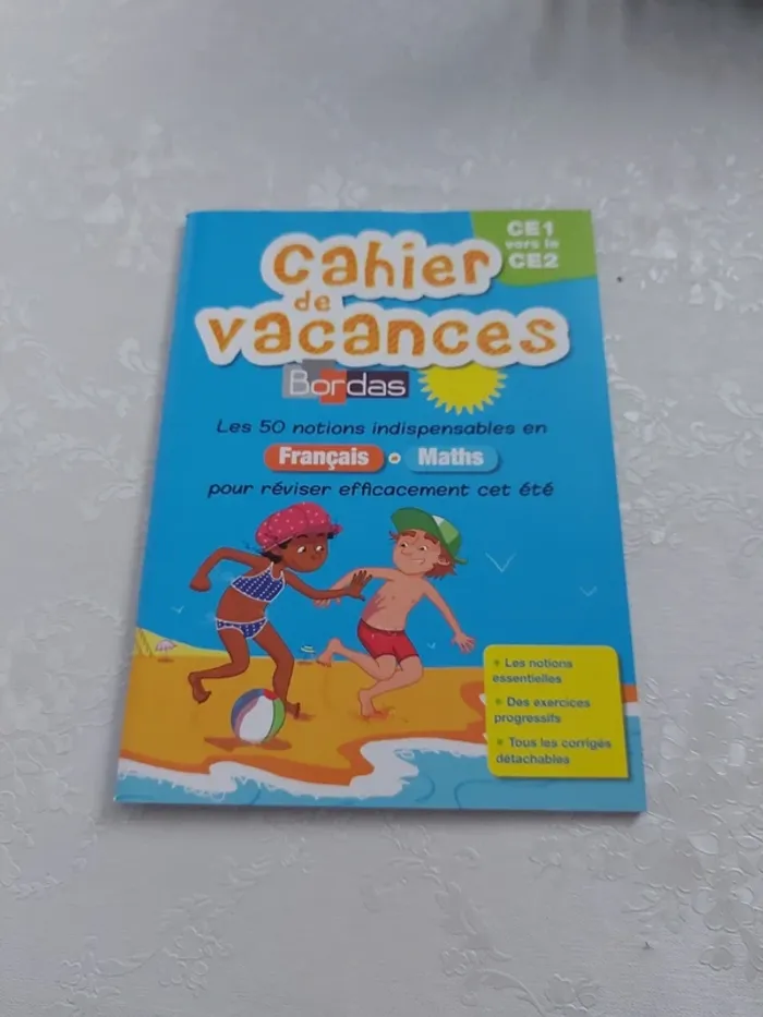 Cahier de vacances ce1/ce2
