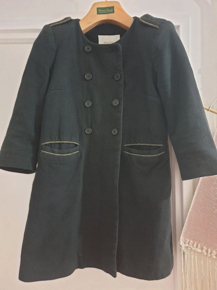 Veste Caban Blazer mi saison coton Maje Taille 38 - photo numéro 5