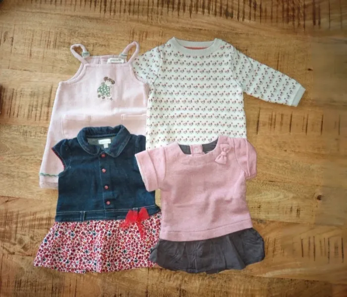 Lot de 4 robes 3 mois