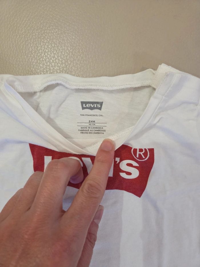 T-Shirt Levi's 24 mois fille - photo numéro 2