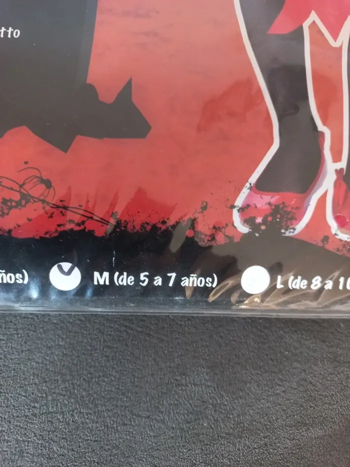 Robe déguisement halloween fille diable 5/7 ans - photo numéro 2