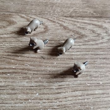 💖 Lot de 4 ratons laveur 💖 #emyfleury_playmobil