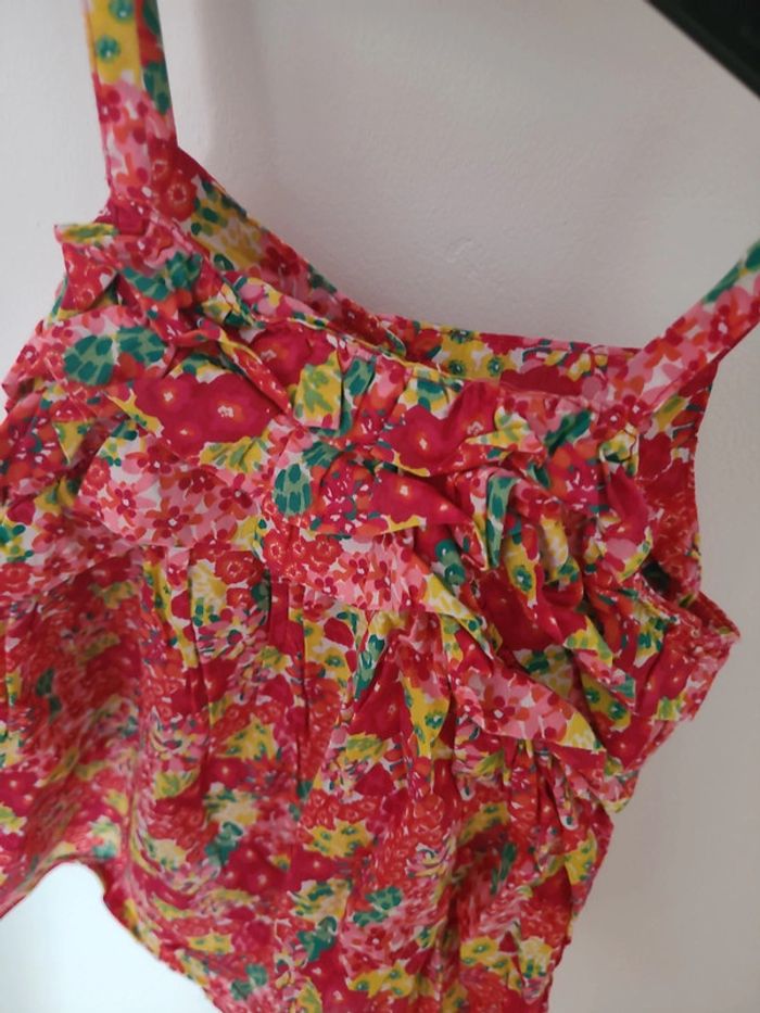 Robe fleurs bébé fille - photo numéro 2