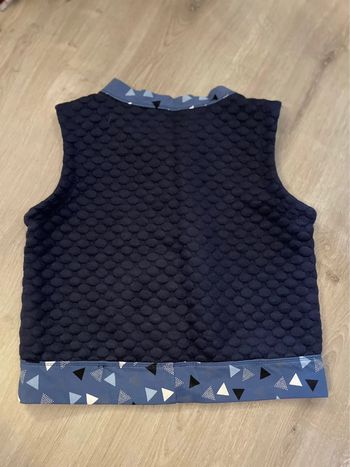 Veste/ blazer fille sans manche Fait main