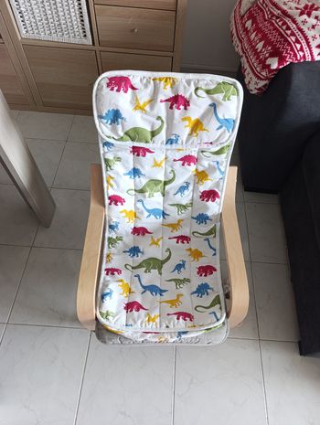 Housse fauteuil enfant Poang dinosaures
