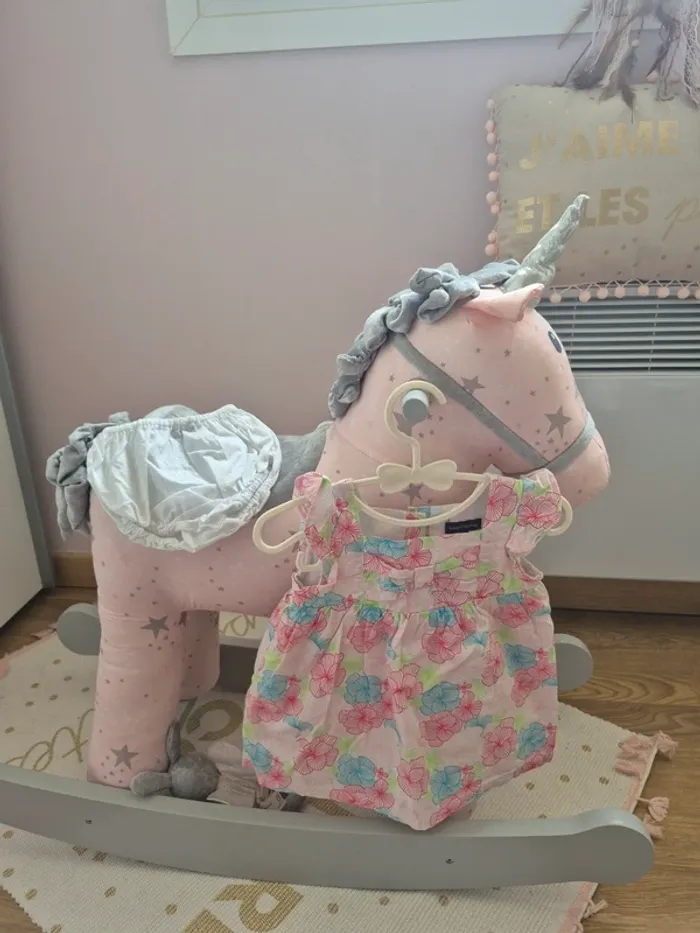 Robe 3 mois 59cm + bloomer