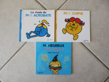 Lot de 3 livres enfant Monsieur Madame