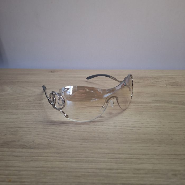 Lunettes de Soleil Serpent - Y2K Vintage 90s-2000s - Unisexe Sunglasses - Verres Teintés - photo numéro 4