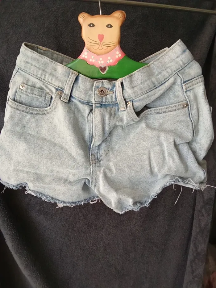 Short en jeans