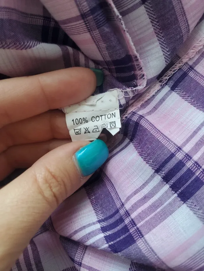 Chemise / blouse à carreaux- 10 ans - photo numéro 4