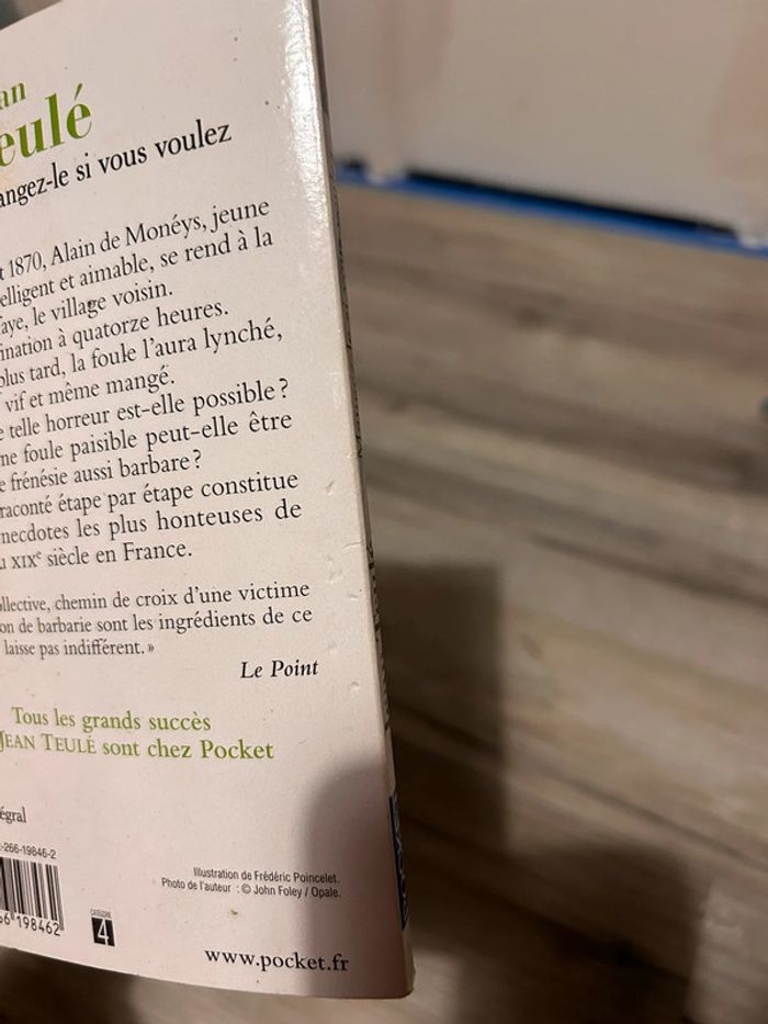 Livre Jean Teulé, mangez le si vous voulez - photo numéro 3