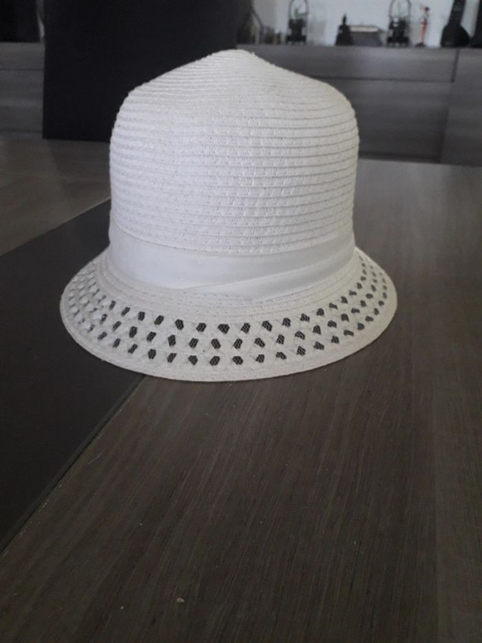 Chapeau fille orchestra taille 50 blanc