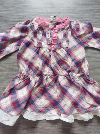 Robe a carreaux 9 mois