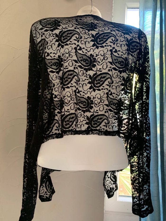 Veste Comme une femme dentelle noire taille 38 - photo numéro 6