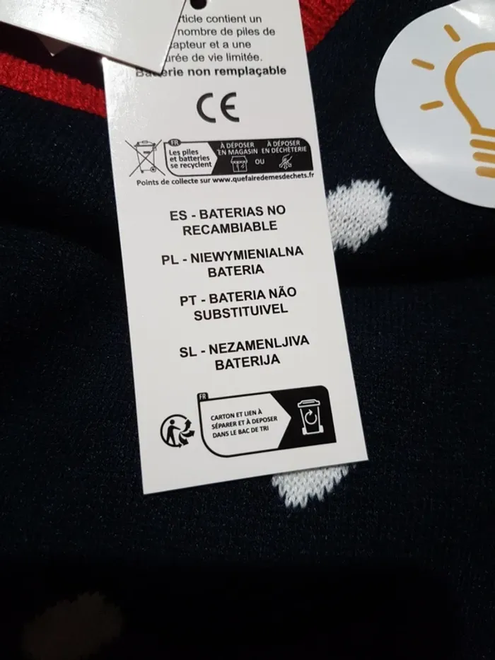 Pull de noël lumineux L tissaia - photo numéro 5