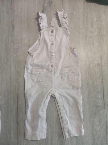 Salopette Jean rose