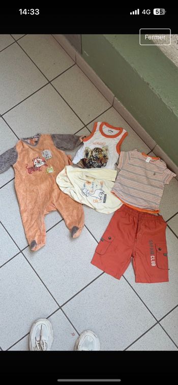 Lot vêtements garçon 6M