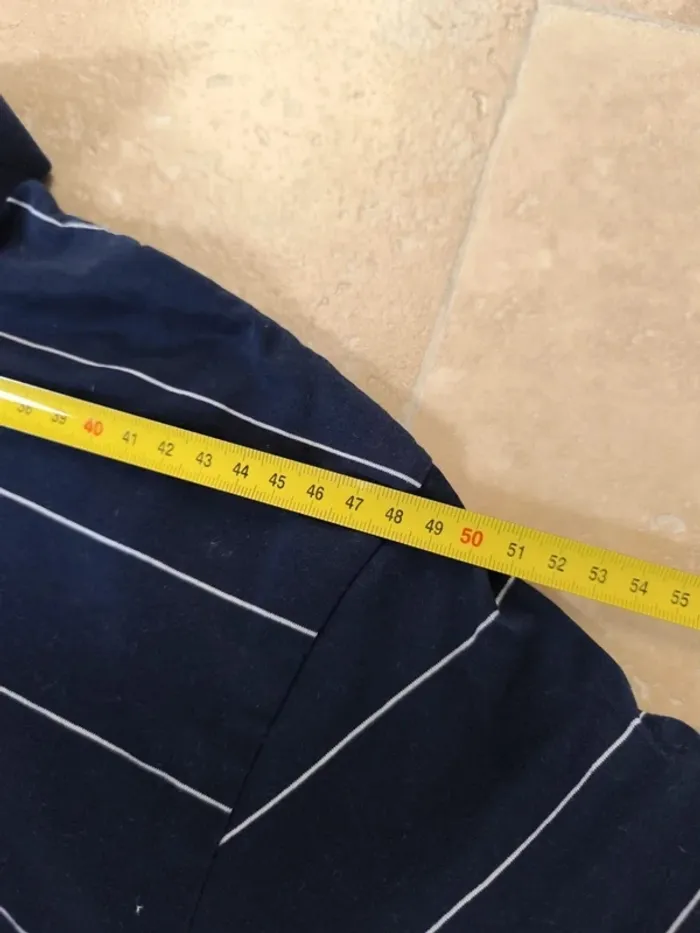 Polo Ralph Lauren homme taille L golf pima excellent état sauf petit trou au dos - marine logo col - photo numéro 6