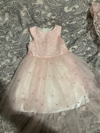 Robe soirée tulle et perle 