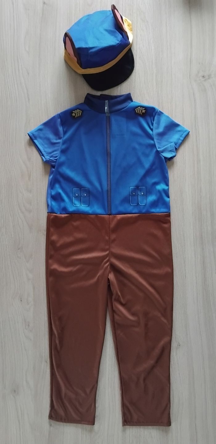 Déguisement Chase Pat Patrouille 3 - 4 ans Carnaval 👮‍♂️ - photo numéro 2