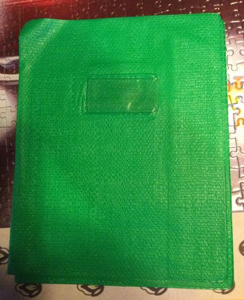 protege cahier vert
