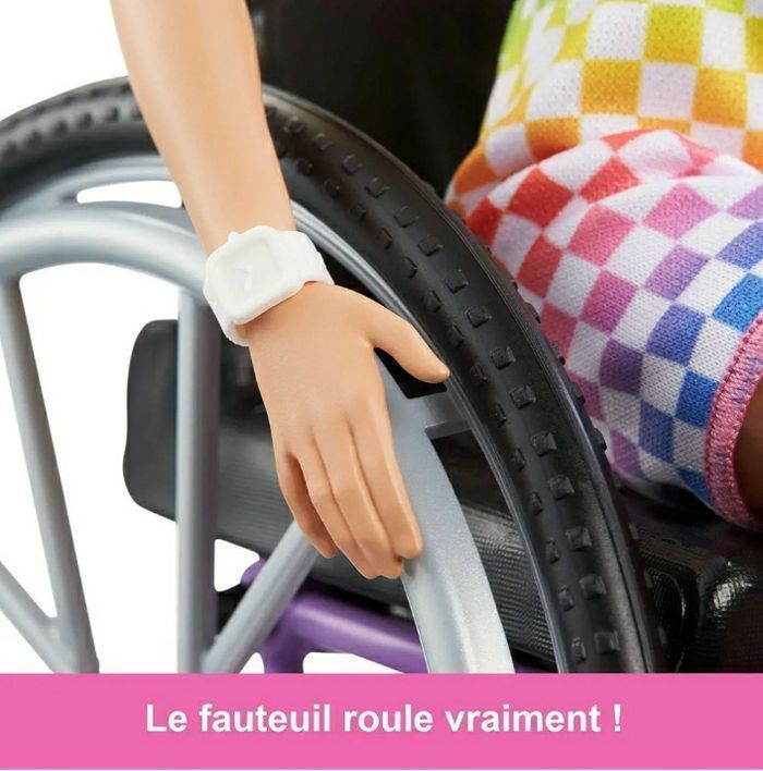 BARBIE ET SON FAUTEUIL ROULANT MATTEL NEUF - photo numéro 7