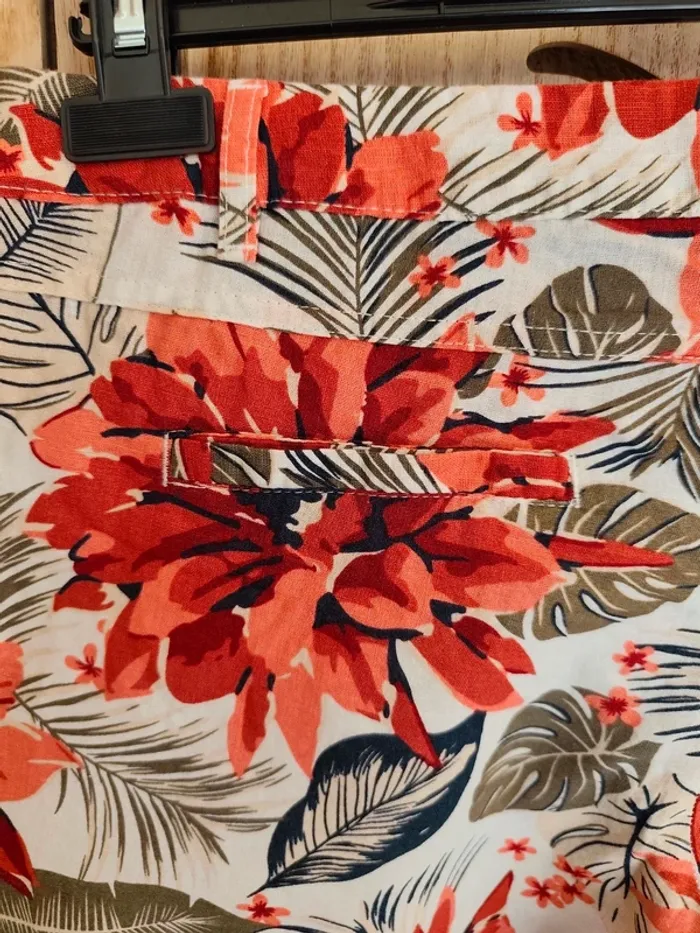 Short à revers imprimé fleuri T 40 Esmara - photo numéro 9