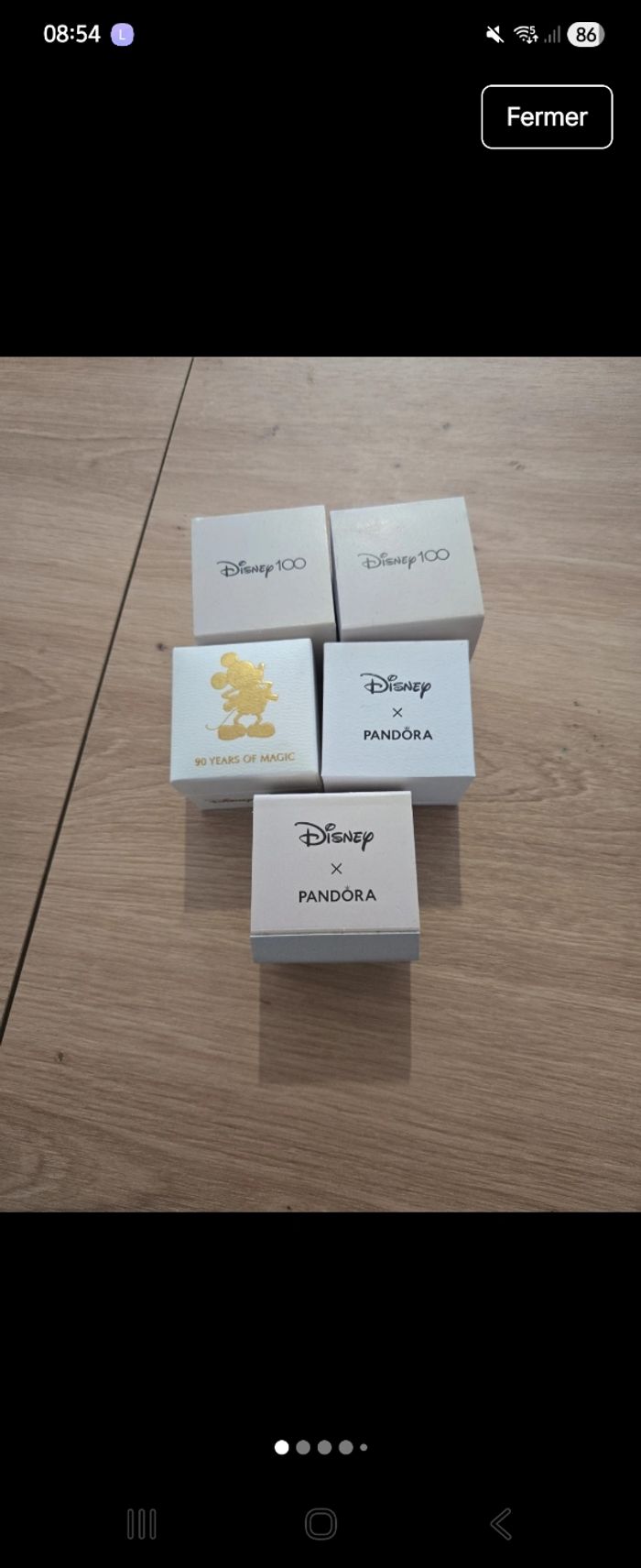 Lot boîtes Pandora disney - photo numéro 8