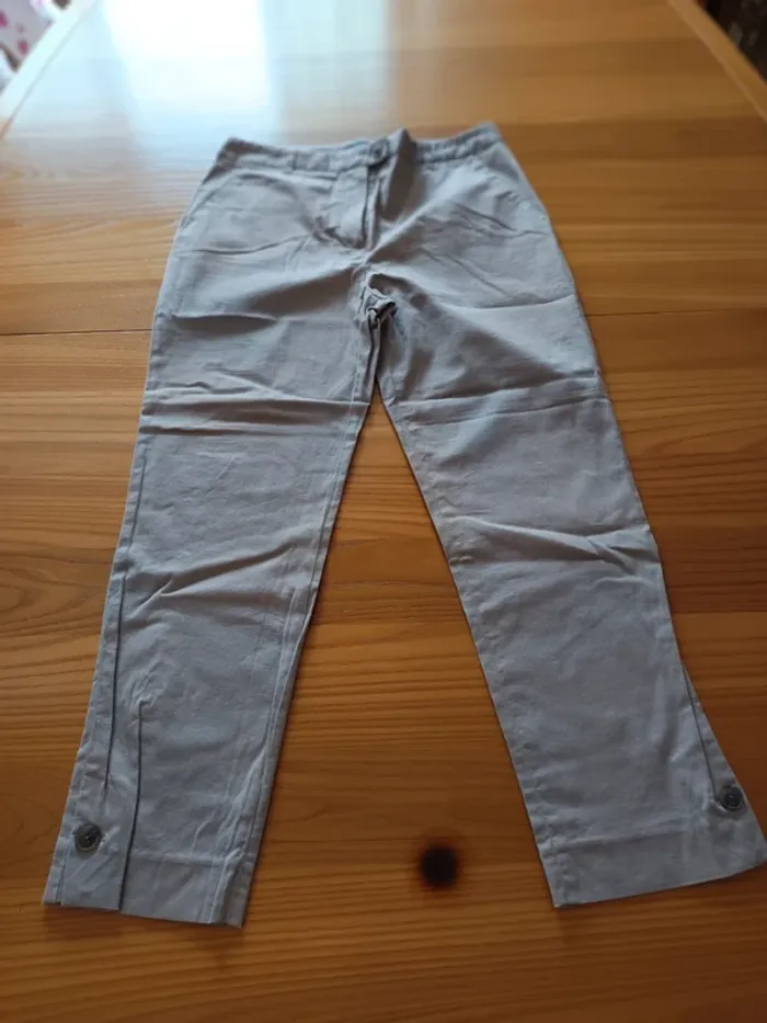 Caroll chic : pantalon beige foncé taille 38