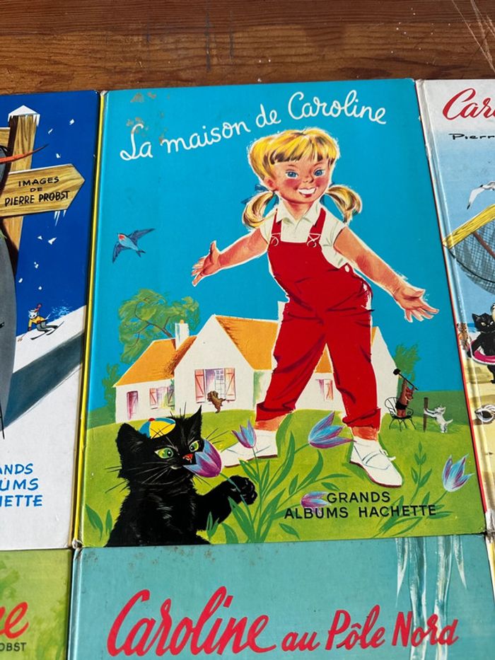 Lot de 6 Grands Albums Hachette anciens livres Caroline Pierre Probst bd vintage - photo numéro 4